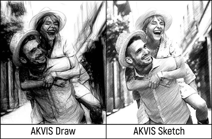 Рисунок в AKVIS Sketch и AKVIS Draw