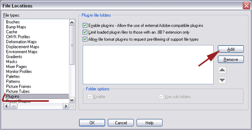 Add the plugin folder