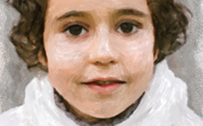 Pastel Portrait of a Boy
